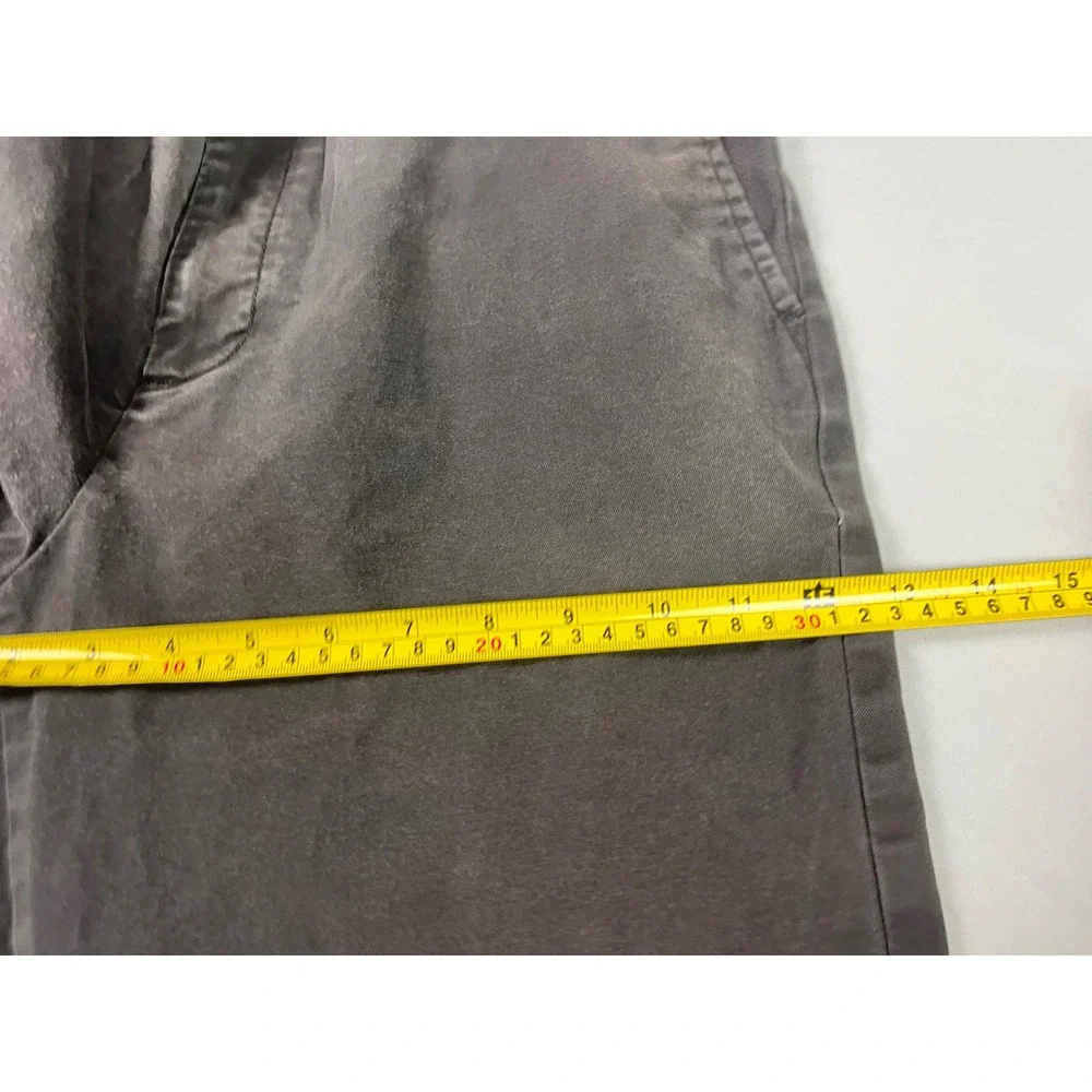 Banana Republic Aiden Chino Pants 35x29.5* Flint Grey Slim Fit Stretch Mens
